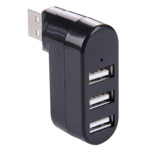 Universal 180° Rotation USB 3-Port 2.0 HUB - Portable & Versatile