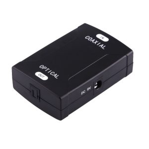 Digital Audio Converter Adapter - Coaxial RCA to Optical Toslink Output