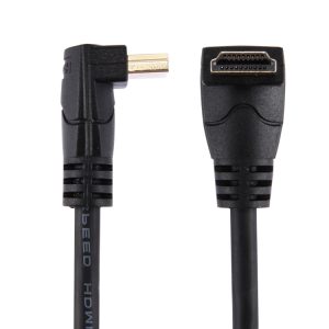 Ultra-Fast 270° 4K HDMI Cable, HDMI 2.0, 60cm, Right Angle, Black