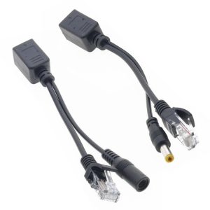 RJ45 Ethernet cable extension with right-angle connectors for seamless networking setup and improved cable management.