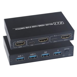 Ultra HD 4K HDMI/USB KVM Switch - Seamless Control - AM-KVM201CL