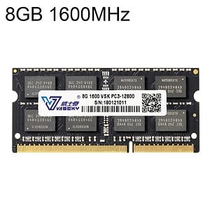 Vaseky 8GB DDR3 Laptop RAM Module - 1600MHz PC3-12800 Memory - Boost Performance