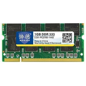 XIEDE X008 1GB DDR 333MHz Laptop RAM Module - Full Compatibility