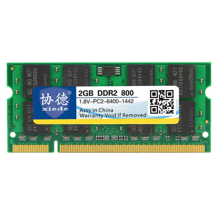 XIEDE X027 DDR2 800MHz 2GB Laptop Memory RAM Module - Full Compatibility 1 Xiede X027 Ddr2 800Mhz 2Gb Laptop Memory Ram Module - Full Compatibility