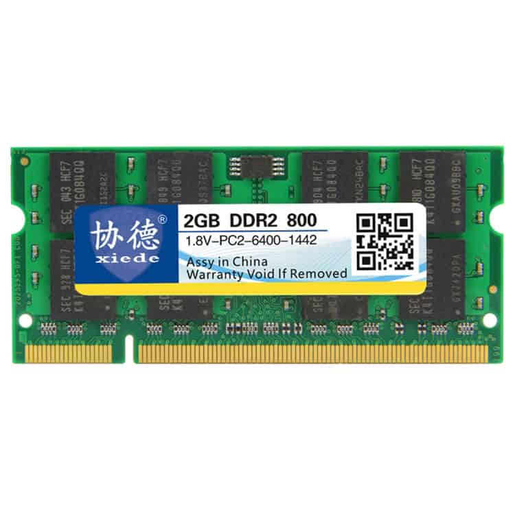 XIEDE X027 DDR2 800MHz 2GB Laptop Memory RAM Module - Full Compatibility 2 Xiede X027 Ddr2 800Mhz 2Gb Laptop Memory Ram Module - Full Compatibility - Image 2