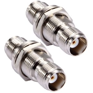 TNC Female to TNC Female Connector w/ Screw Gasket for Secure Connections