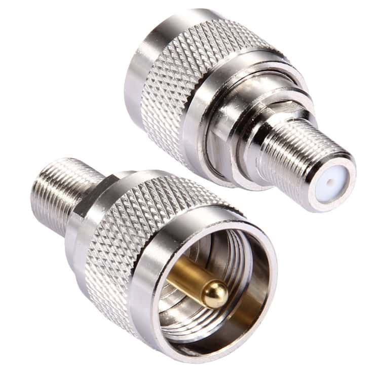 F Female to UHF Male Connector - Seamless Signal Transfer for Enhanced Connectivity 1 F Female To Uhf Male Connector - Seamless Signal Transfer For Enhanced Connectivity