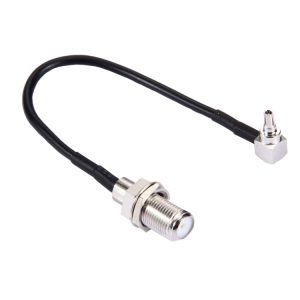 15cm CRC9 90° Elbow to F Female RG174 Cable - High Quality Connection