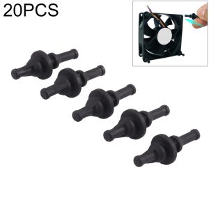 20 PCS 29.9mm Anti Vibration Damping Nail for Computer Fan - Silicone Screw