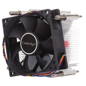 Ultra-Quiet 4Pin CPU Cooler for Intel 1155/1151/i3/i5 - Efficient Heat Sink