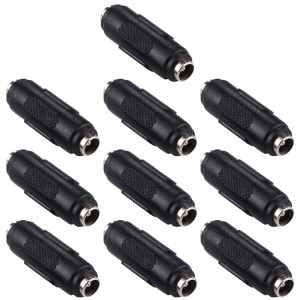 10-Pack 5.5x2.1mm Female to Female Adapter Connector - Convenient Connectivity