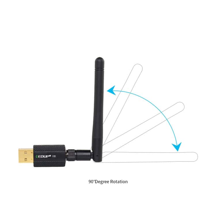 EDUP EP-AC1661 2-in-1 Bluetooth 4.2 Dual Band 11AC 600Mbps USB WiFi Adapter 4 Edup Ep-Ac1661 2-In-1 Bluetooth 4.2 Dual Band 11Ac 600Mbps Usb Wifi Adapter - Image 4
