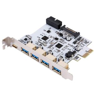 Front Riser Card for Desktop Motherboard with USB3.0 Type-C - Dual Core
