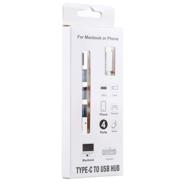 T-818 3-in-1 USB-C Hub Adapter with 3 USB 3.0 Ports - TF Compatible 5 T-818 3-In-1 Usb-C Hub Adapter With 3 Usb 3.0 Ports - Tf Compatible - Image 5