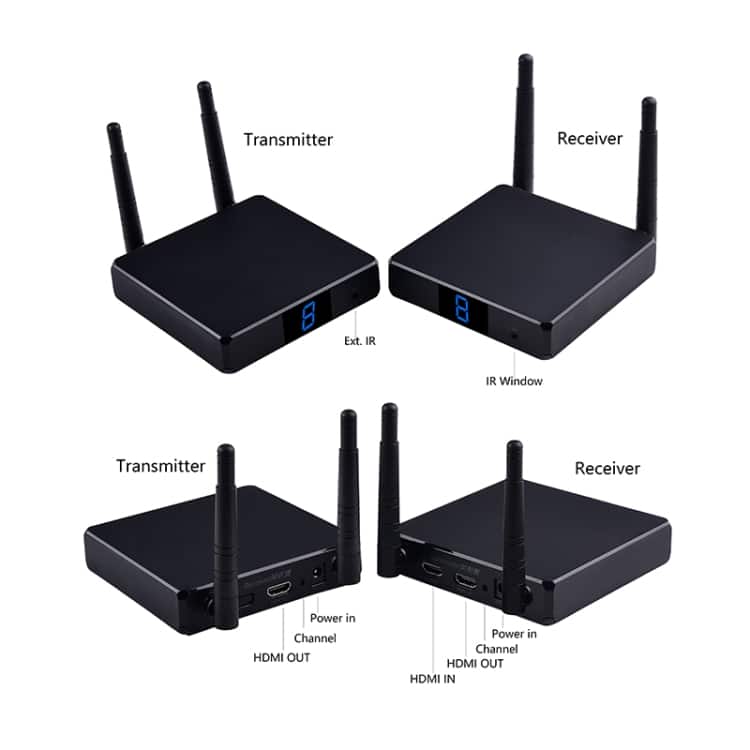 Measy FHD686-2 1080P Wireless HD Extender - 200m Range, 1Tx + 2Rx, Crystal Clear 3 Measy Fhd686-2 1080P Wireless Hd Extender - 200M Range, 1Tx + 2Rx, Crystal Clear - Image 3