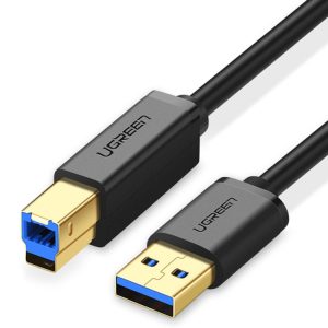 UGREEN USB 3.0 Type A to Type B Printer Cable, 2m, Gold-plated, Canon Epson HP