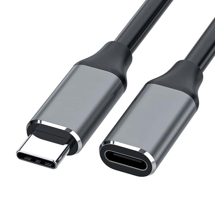 USB-C Male to USB-C Female Adapter Cable, 50cm Length - Extend & Connect Effortlessly 1 Usb-C Male To Usb-C Female Adapter Cable, 50Cm Length - Extend &Amp; Connect Effortlessly
