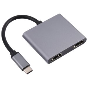 USB-C to Dual HDTV Ports Hub Adapter - Instant Multimedia Expansion