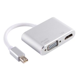 Ultimate 2-in-1 4K Mini DisplayPort to HDMI & VGA Adapter - Crisp Visuals!