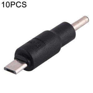 10 PCS 3.5 x 1.35mm to Micro USB DC Power Plug Connector Kit