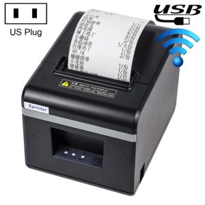 Xprinter N160II USB+WIFI 80mm Thermal Receipt Printer, 160mm/s Speed, UK Plug