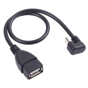 USB OTG Data Cable - U-Shaped Micro USB Male to USB 2.0 Female Adapter