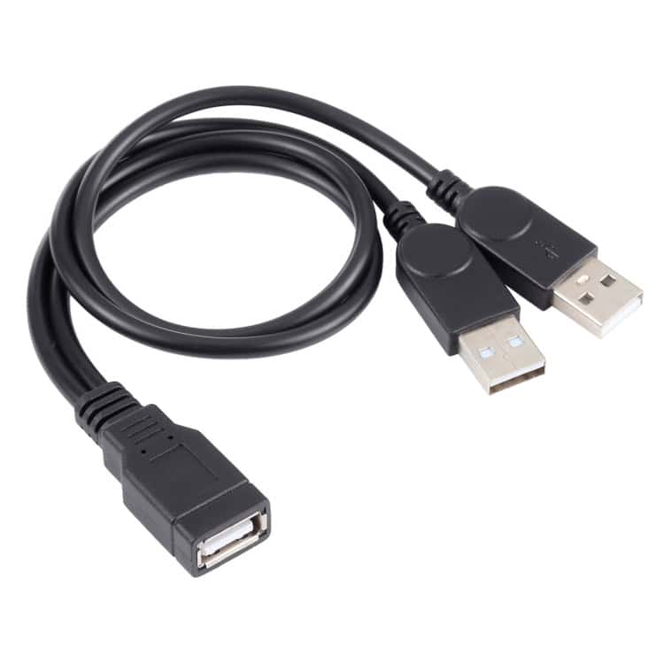 USB Splitter Cable, 30cm Length, 1 USB Female to 2 USB Male Ports 1 Usb Splitter Cable, 30Cm Length, 1 Usb Female To 2 Usb Male Ports