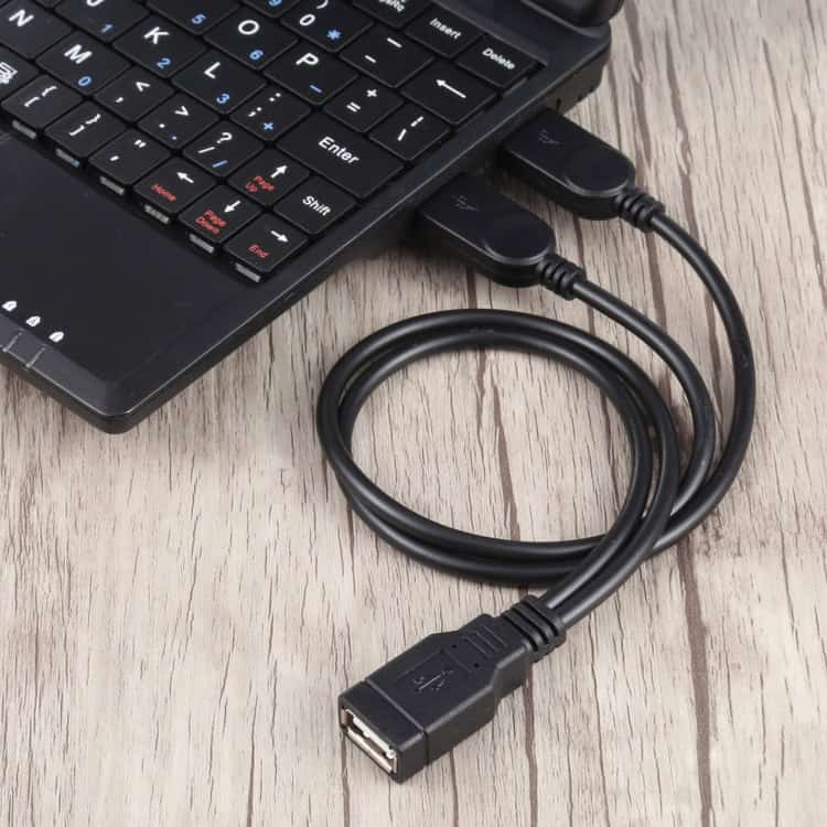 USB Splitter Cable, 30cm Length, 1 USB Female to 2 USB Male Ports 4 Usb Splitter Cable, 30Cm Length, 1 Usb Female To 2 Usb Male Ports - Image 4