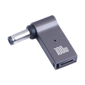 100W USB-C to DC 5.5 x 2.1mm Male Charging Adapter - Fast & Efficient!