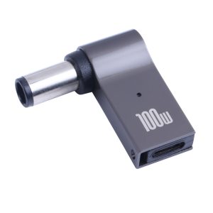 100W USB-C to Dell Computer Charging Adapter, DC 7.4x0.6mm Male-Female