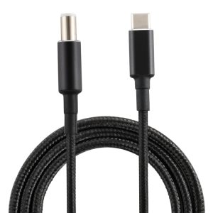 100W Dell Power Charge Cable, 1.7m USB-C Nylon Weave, PD Male 7.4 x 0.6mm