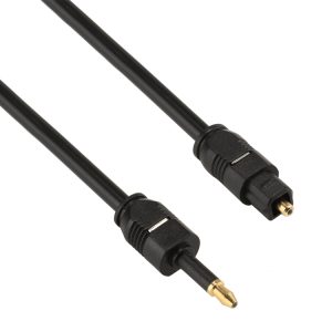 Digital Audio Cable: 2m Toslink Male to Mini Toslink Male, OD4.0mm • High Quality