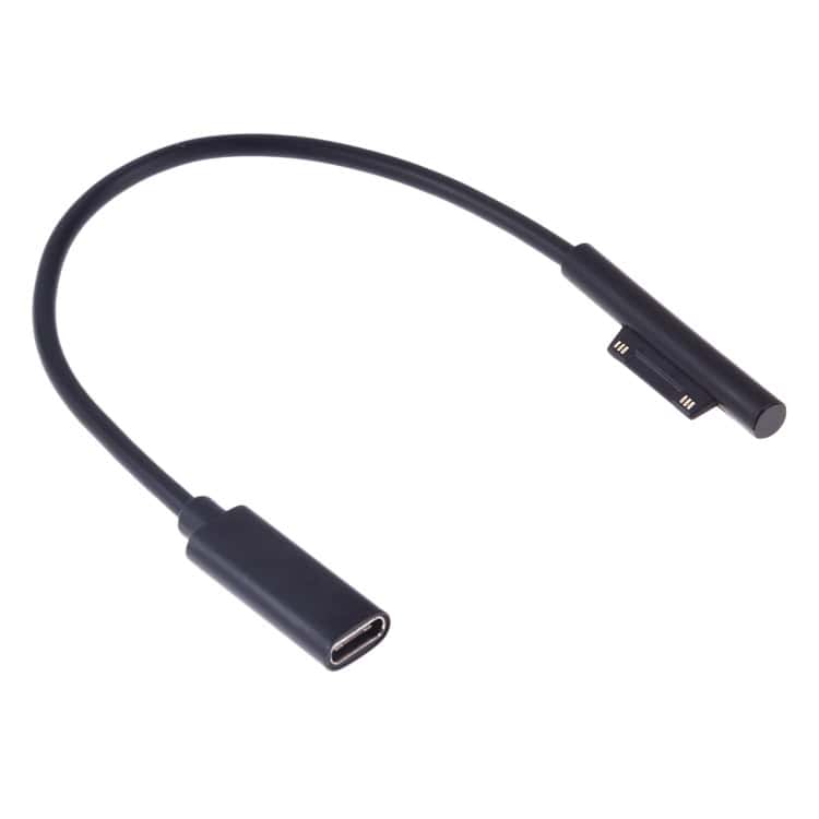 USB-C Female to 6 Pin Male Laptop PD Fast Charging Cable for Microsoft Surface Pro - 0.2m 2 Usb-C Female To 6 Pin Male Laptop Pd Fast Charging Cable For Microsoft Surface Pro - 0.2M - Image 2