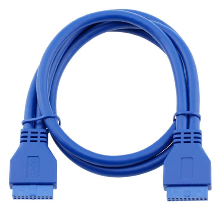 USB 3.0 20 Pin Female to Female Extender Cable, 5Gbps, 50cm Length 4 Usb 3.0 20 Pin Female To Female Extender Cable, 5Gbps, 50Cm Length - Image 4