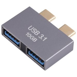 Dual USB to USB-C Adapter: Connect 2 USB Devices to USB-C Ports
