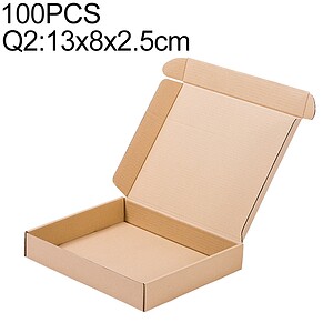 Corrugated cardboard shipping box, ideal for packaging and mailing products, sturdy and lightweight. Perfect for e-commerce, retail, and wholesale businesses.