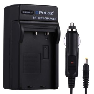 PULUZ Digital Camera Battery Car Charger for Fujifilm NP-60 / NP-30, Kodak K5000 / K5001, Olympus LI-20B, Samsung SLB-1037 / 1137 - Fast Charging Solution