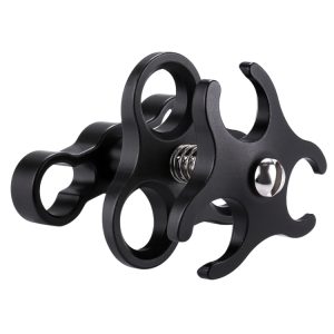 PULUZ Triple Ball Clamp: Dive Camera Bracket for Underwater Photography