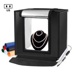 PULUZ 40cm Folding Portable Light Studio Tent Kit with 6 Backdrops • Dimmable