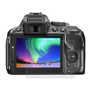 Digital camera showing a vibrant image of the Northern Lights on its display screen.