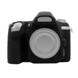 High-quality DSLR camera on white background.