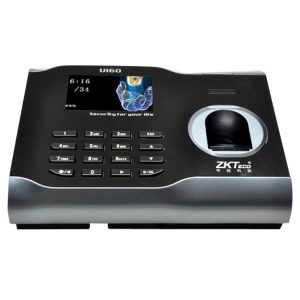 U160 biometric fingerprint scanner with keypad for secure access control and identity verification.