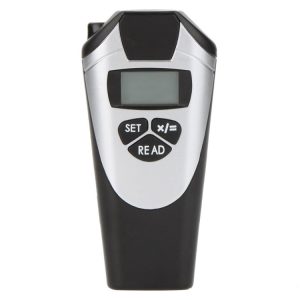 Digital laser distance meter measuring tool for construction and interior design, handheld electronic device for accurate measurements, modern laser measuring instrument from Syndmart.