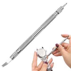 Silver 2-in-1 Spring Bar & Pin Remover for Wristband Replacement
