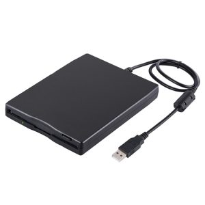 3.5" USB Floppy Drive: Portable, External, 1.44MB, for Laptop, Desktop