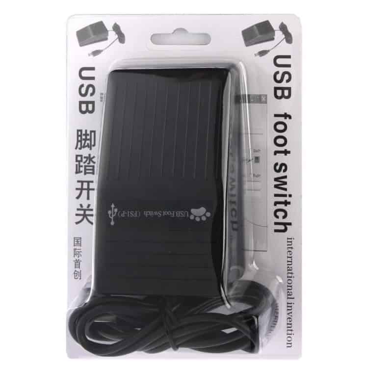 USB Foot Pedal Game Pad Keyboard Adapter for Computer, Black - Hands-Free Control 7 Usb Foot Pedal Game Pad Keyboard Adapter For Computer, Black - Hands-Free Control - Image 7