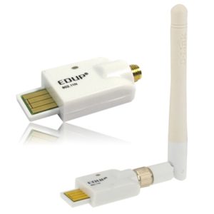 High Power Mini 802.11N 150M Wireless USB Adapter Card - White