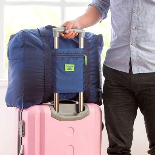 Ultimate Travel Companion: Waterproof Foldable Storage Bag, Large Capacity 44x35x19cm 1 Ultimate Travel Companion: Waterproof Foldable Storage Bag, Large Capacity 44X35X19Cm