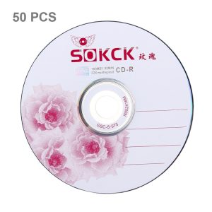50-pack 12cm Blank CD-Rs, 730MB/80mins Storage Capacity - High-Quality Media
