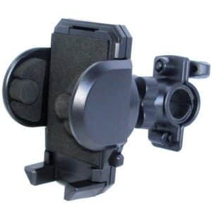 Universal 360 Bike Mount for iPhone 5/4, Other Phones - 4cm-7.2cm Width (Black)